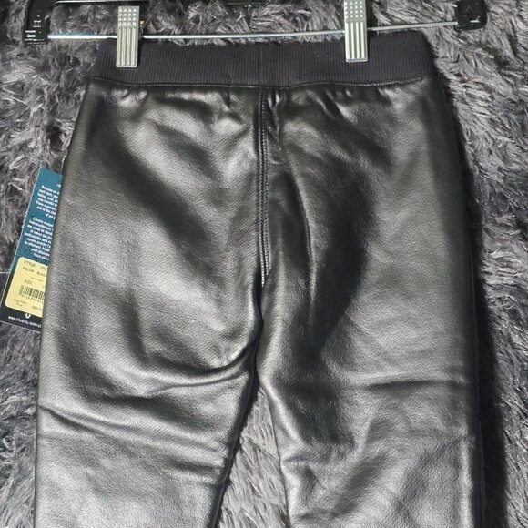 True Religion Rocco Moto Pants Toddler 3T Black Faux Leather NWT - Picture 6 of 11
